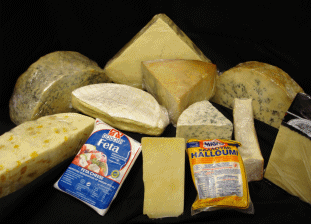 Some of our cheeses